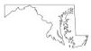 Outline of the state of Maryland